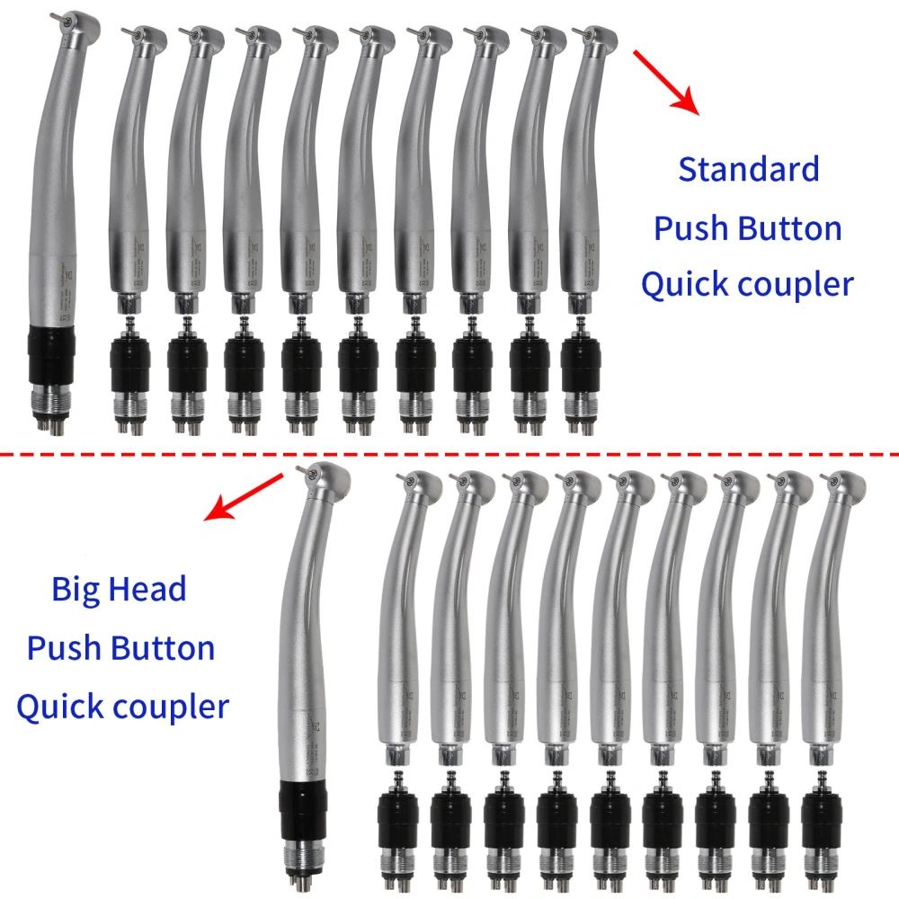 Dental High Speed Handpiece with 4 Hole Quick Coupler standard head/ Large head NSK type