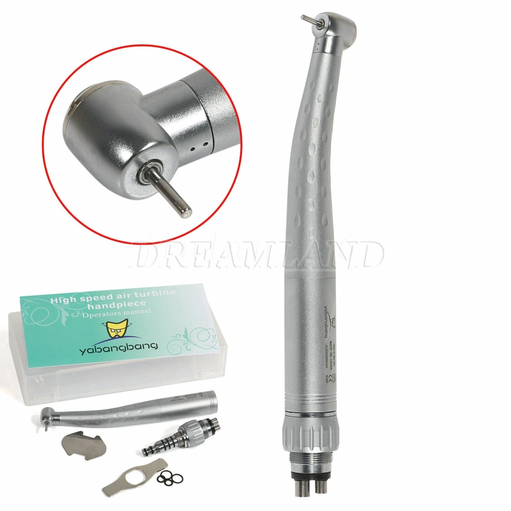 Dental High Speed Turbine Handpiece Standard Head/Large head + Quick Coupler 4Hole fit KaVo