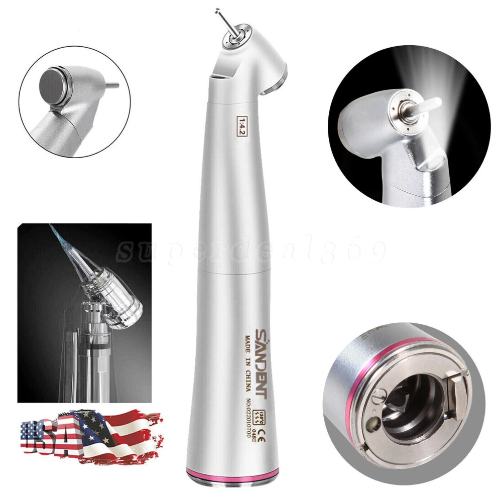 Dental LED Brushless Electric Micro Motor NSK Style 4 holes 1:1 1:5 1:4.2  handpiece