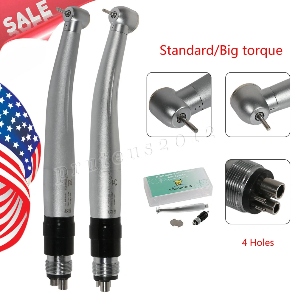 Dental High Speed Handpiece with 4 Hole Quick Coupler standard head/ Large head NSK type