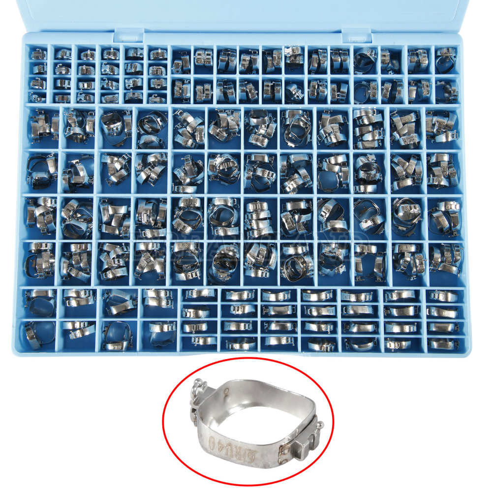Dental Orthodontic 1st Molar M series Bands Convertible Roth/MBT Double/Single Tube M1 M2 M3 M4 M5 + M6(20 SETS)