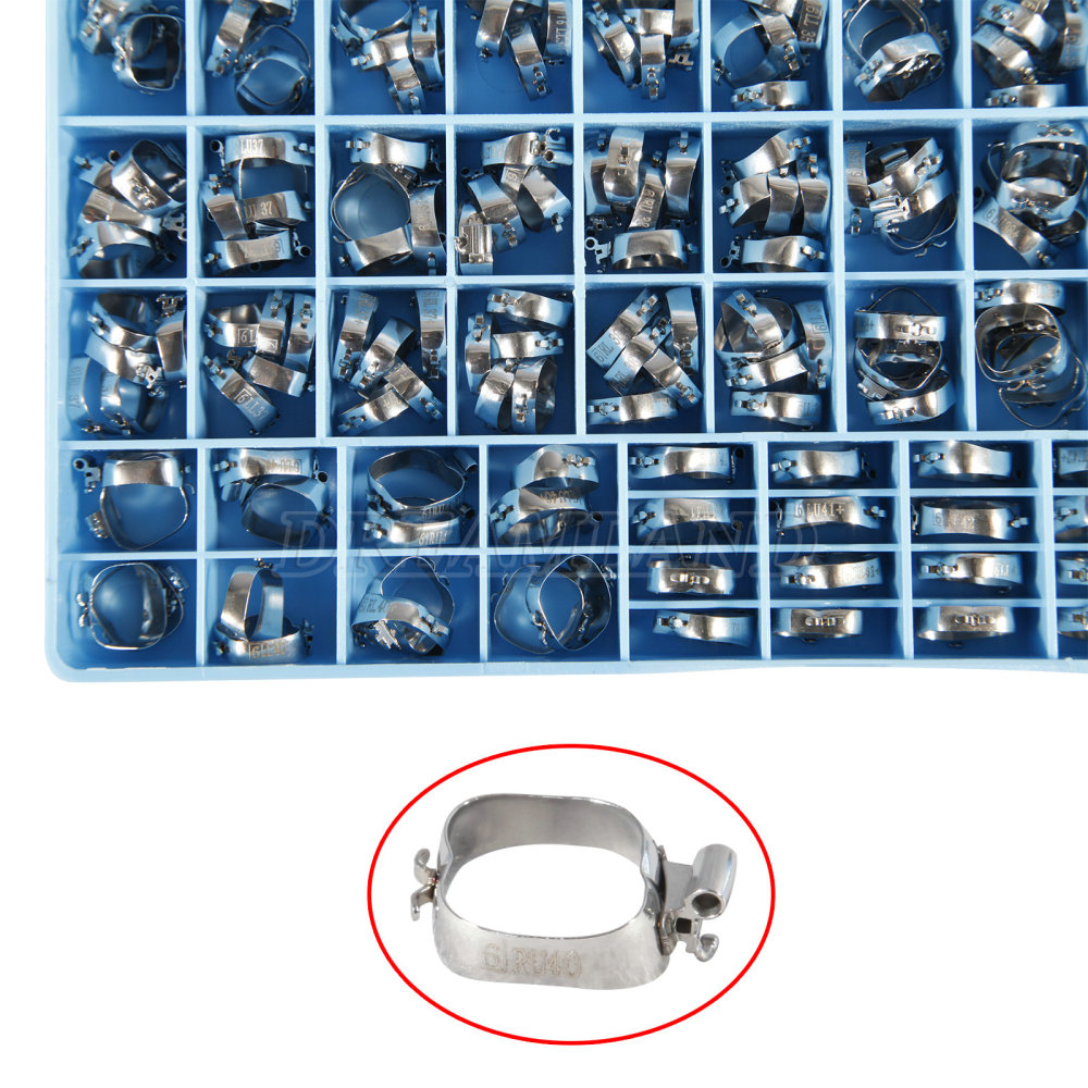 Dental Orthodontic 1st Molar M series Bands Convertible Roth/MBT Double/Single Tube M1 M2 M3 M4 M5