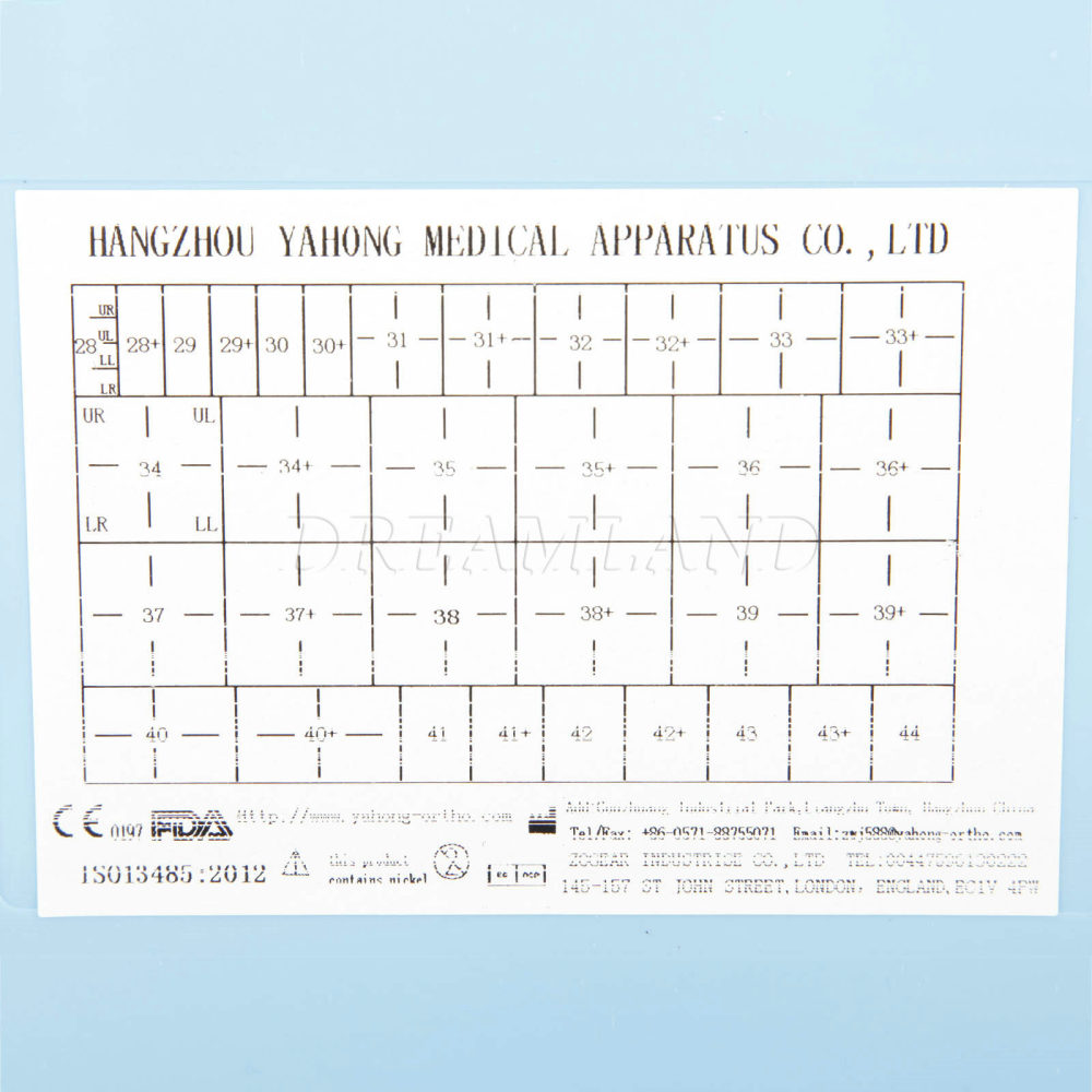 Dental Orthodontic 1st Molar M series Bands Convertible Roth/MBT Double/Single Tube M1 M2 M3 M4 M5