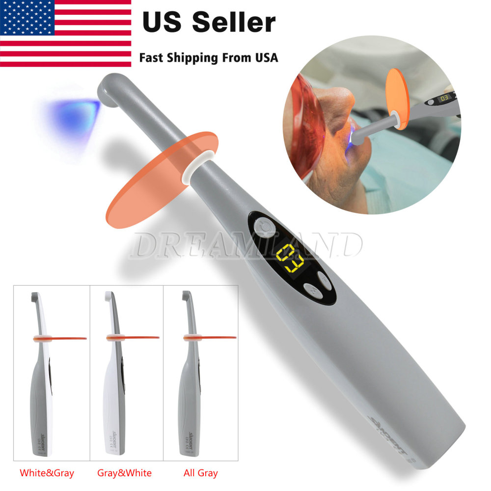 Dental Alto Voltaje LED Curado luz Lampara 3S 3 Second Curing Light Resin Cure