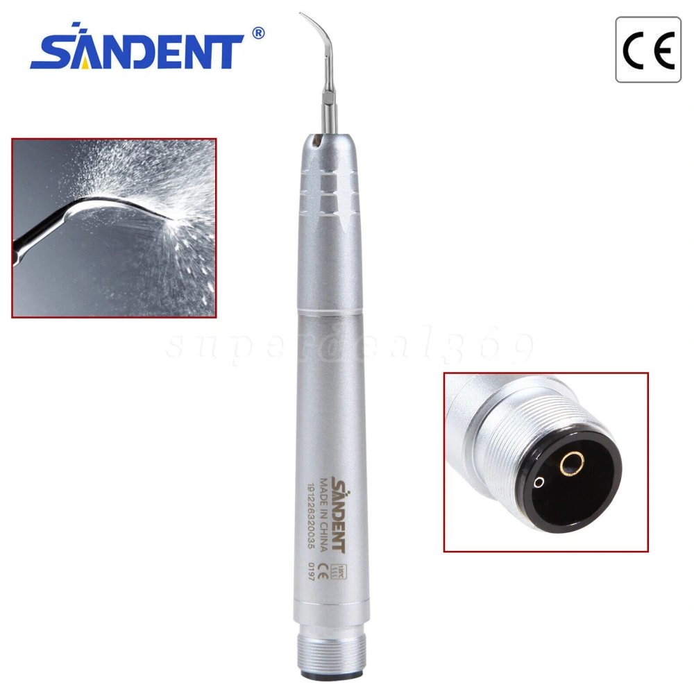 Dental Ultrasonic Air Perio Scaler Handpiece 4 Hole / 2 Hole+ 3 Scaling Tips for Dentist