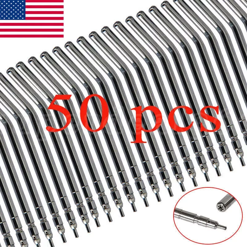 Dental  Metal Alloy Spray Nozzles Tips for 3-Way Air Water Syringe Tube