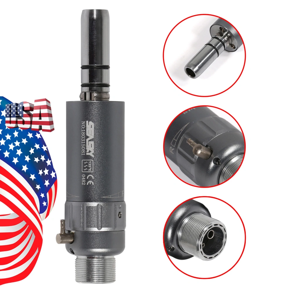 Dental Slow Low Speed latch type Contra Angle Handpiece/ Straight Handpiece/ air Motor 2/4Hole