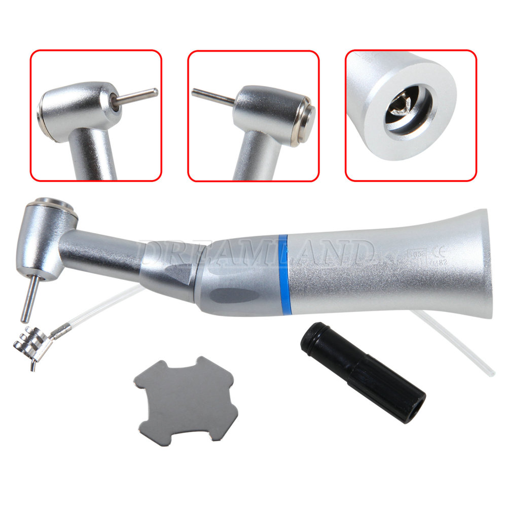 Dental Push Button Contra Angle Slow Low Speed Handpiece fit 1.6mm FG burs