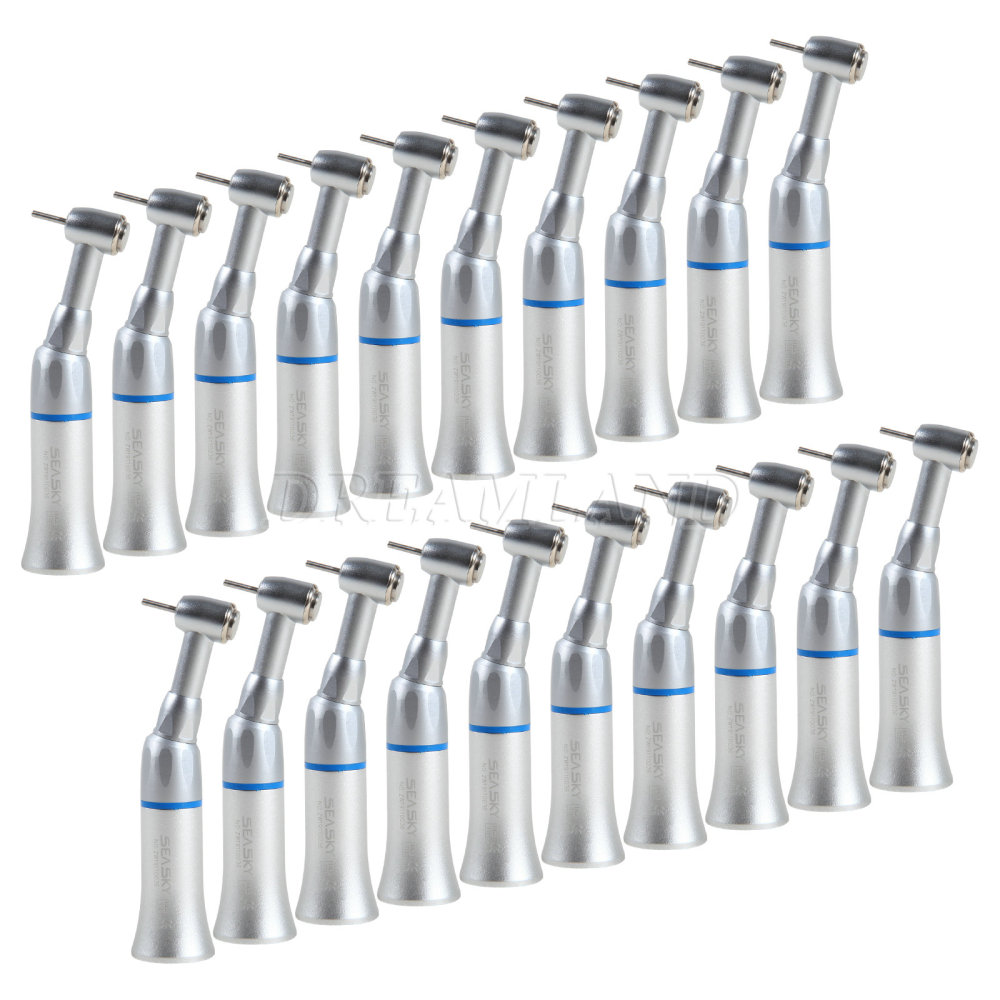 Dental Push Button Contra Angle Slow Low Speed Handpiece fit 1.6mm FG burs