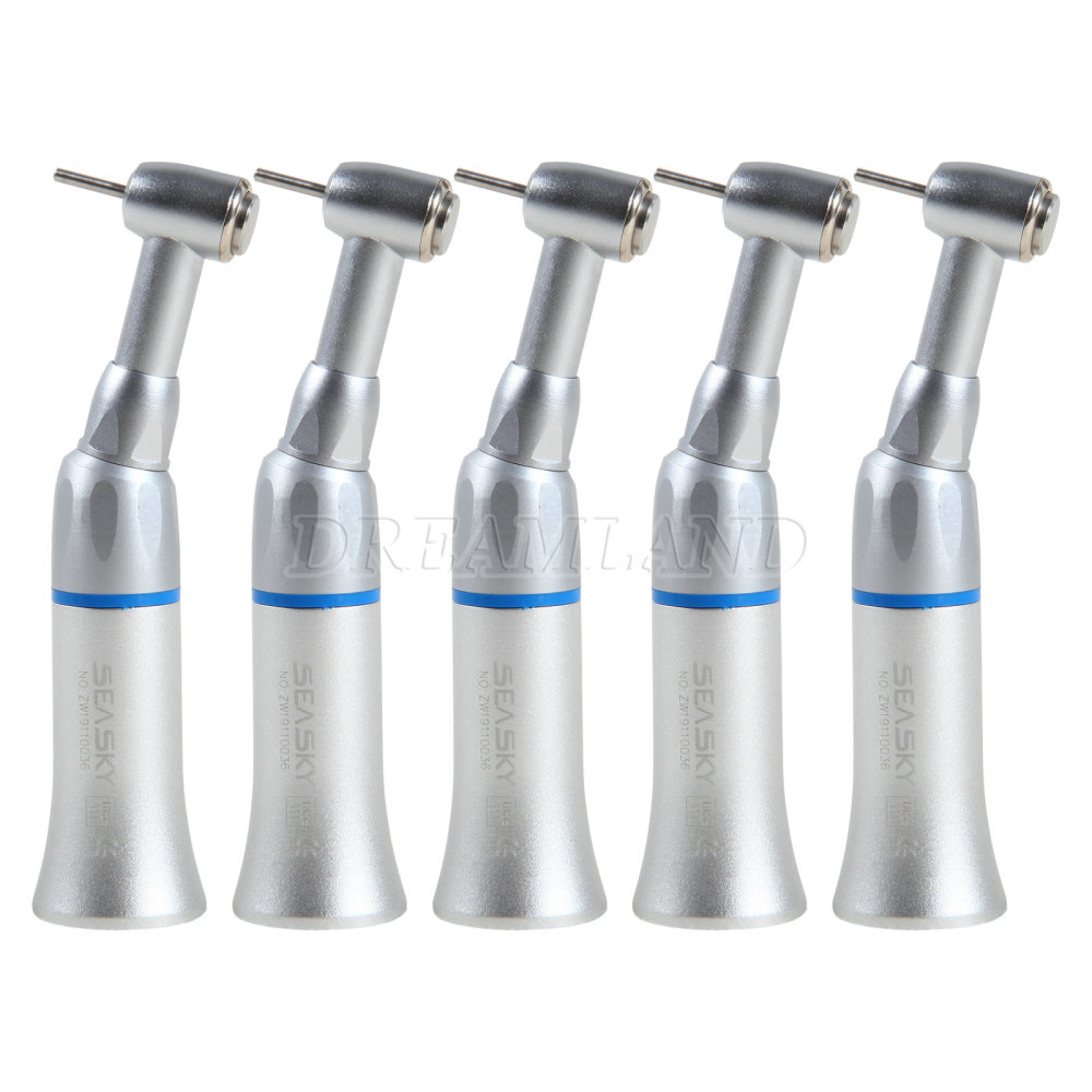 Dental Push Button Contra Angle Slow Low Speed Handpiece fit 1.6mm FG burs