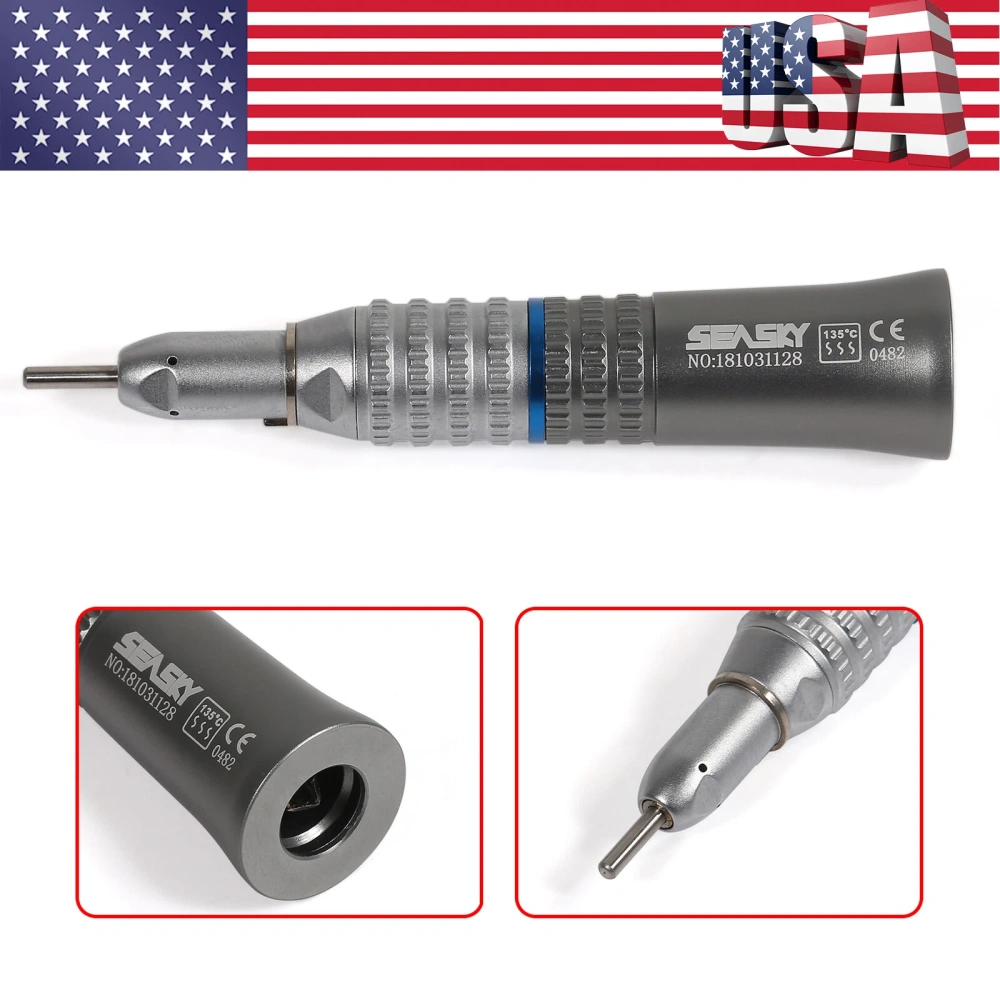 Dental Slow Low Speed latch type Contra Angle Handpiece/ Straight Handpiece/ air Motor 2/4Hole