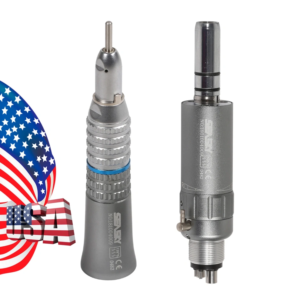 Dental Slow Low Speed latch type Contra Angle Handpiece/ Straight Handpiece/ air Motor 2/4Hole