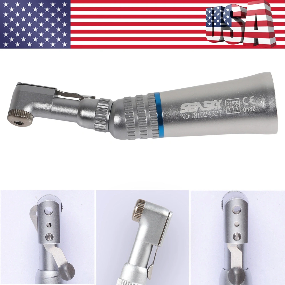 Dental Slow Low Speed latch type Contra Angle Handpiece/ Straight Handpiece/ air Motor 2/4Hole