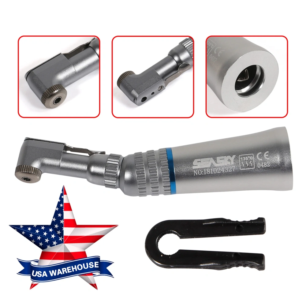 Dental Slow Low Speed latch type Contra Angle Handpiece/ Straight Handpiece/ air Motor 2/4Hole