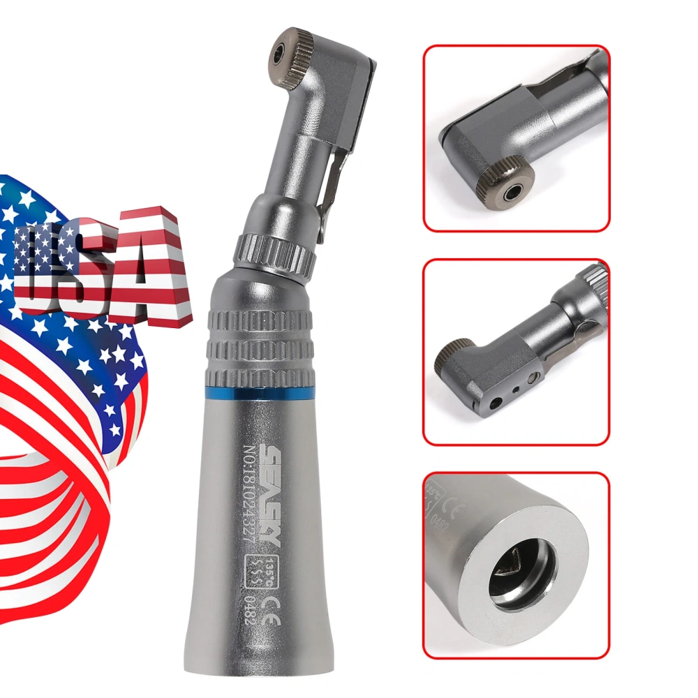 Dental Slow Low Speed latch type Contra Angle Handpiece Straight Handpiece air Motor 2/4Hole