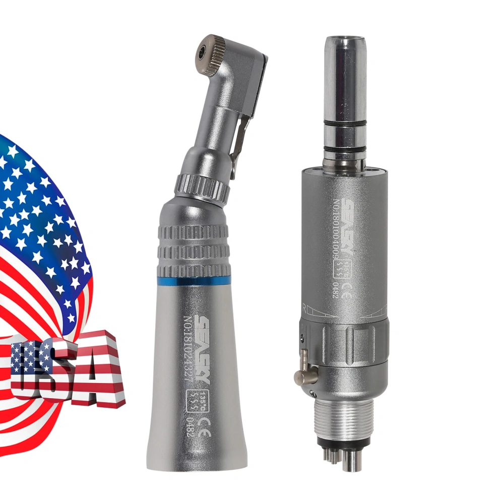 Dental Slow Low Speed latch type Contra Angle Handpiece/ Straight Handpiece/ air Motor 2/4Hole