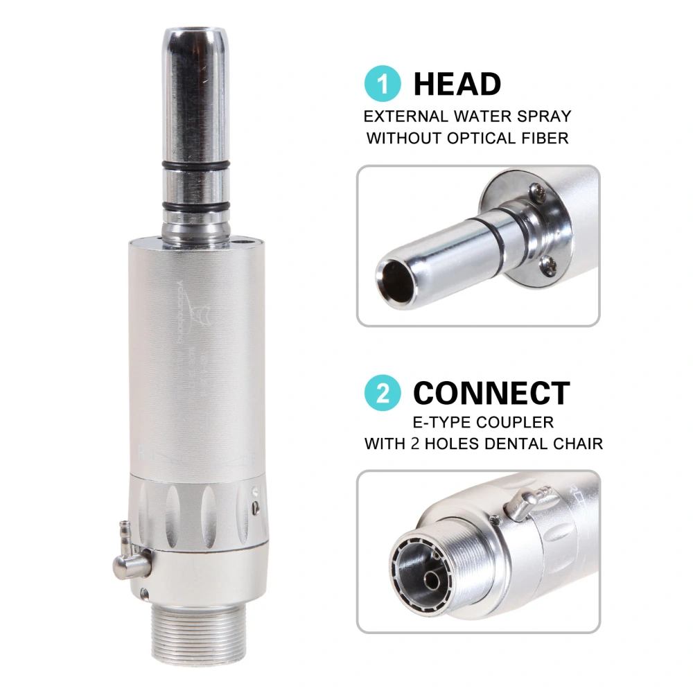 yabangbang Dental Slow Low Speed Push button Contra Angle/ Latch contra angle Handpiece/ Straight Handpiece/ air Motor 2/4Hole