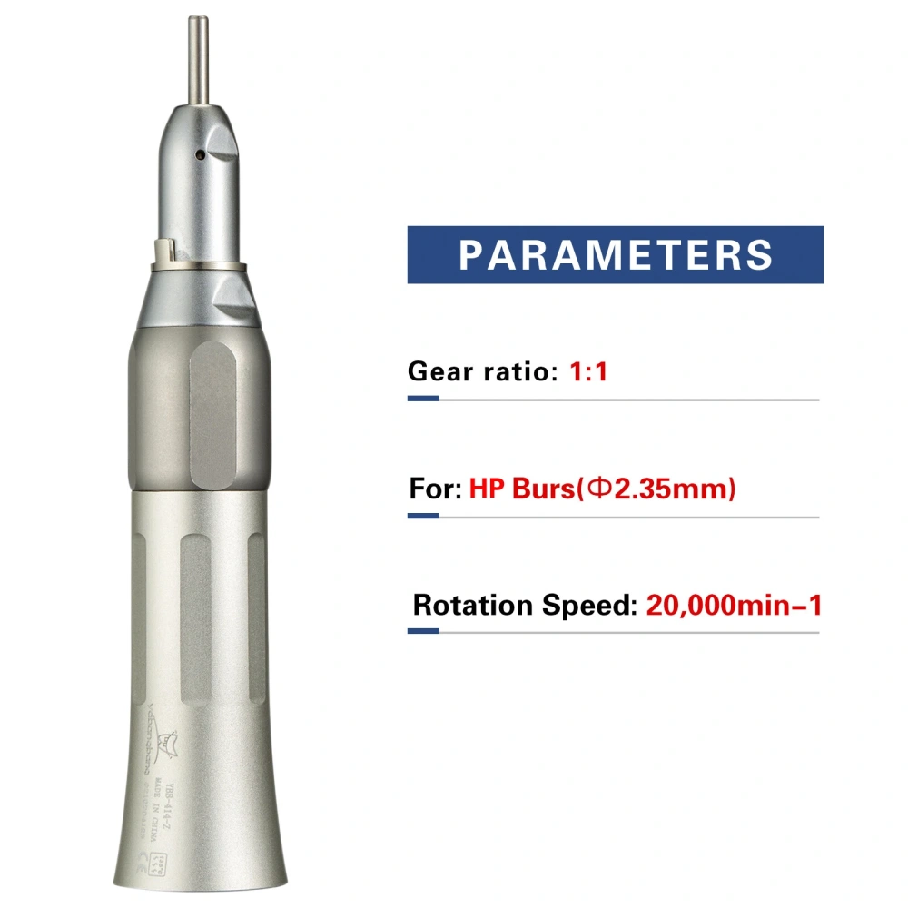 NSK Style Dental Slow Low Speed Push button Contra Angle Handpiece( 2.35MM/1.6MM)/ Straight Handpiece/ air Motor 2/4Hole