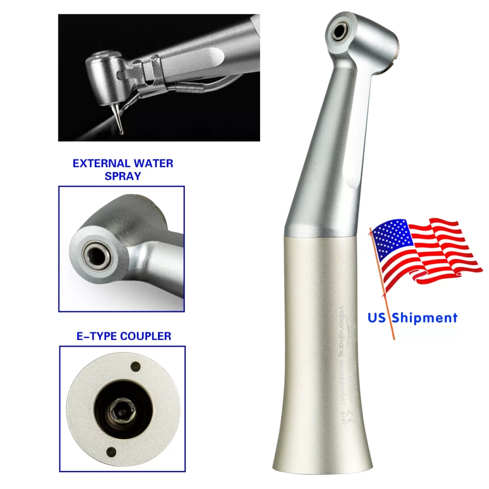 NSK Style Dental Slow Low Speed Push button Contra Angle Handpiece( 2.35MM/1.6MM)/ Straight Handpiece/ air Motor 2/4Hole