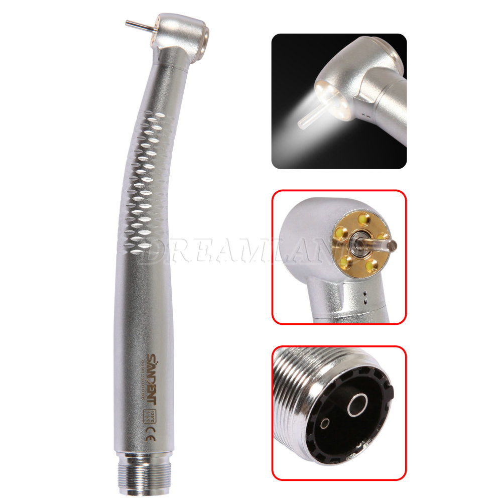 Dental E-generator Shadowless 6 LED High Speed Handpiece 6 Way Sprays 2/4Hole