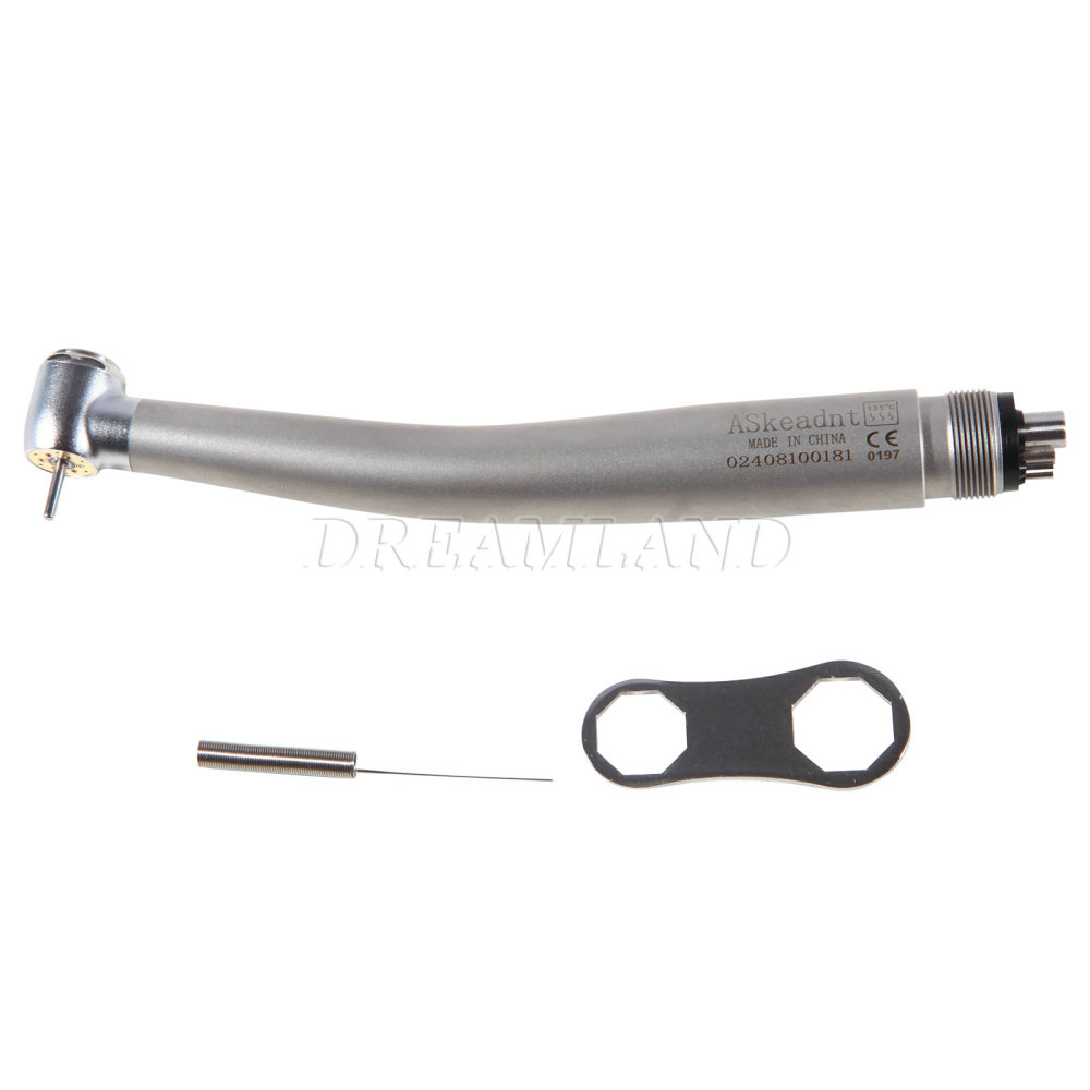 Dental LED E-generator Shadowless Ring 6 Lamp High Speed Handpiece 4/ 2Holes standard head