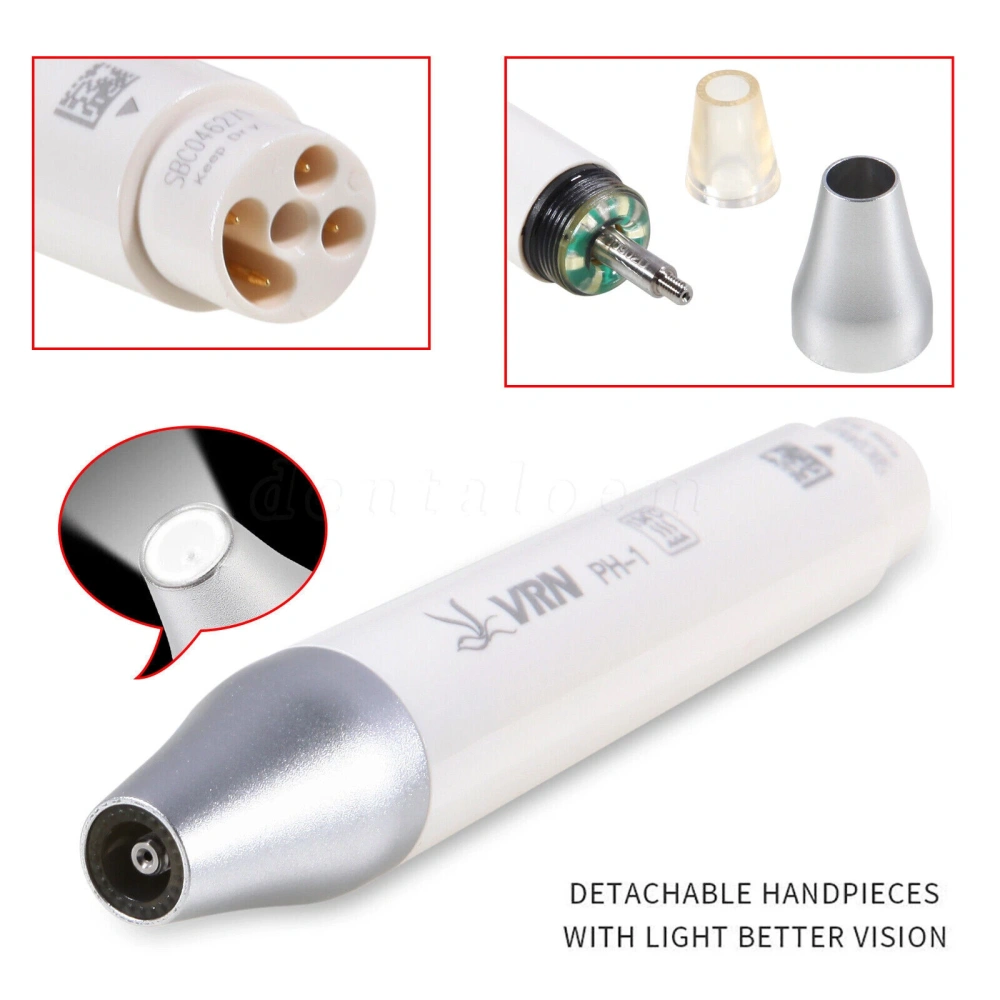 VRN Dental LED Light Ultrasonic Piezo Scaler Handpiece PH-1 For EMS Woodpecker
