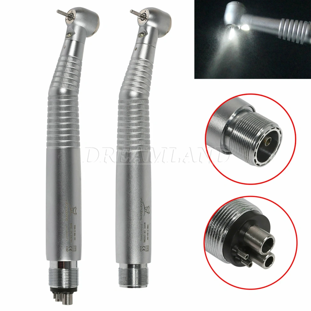 E-generator Dental LED Fiber Optic High Speed Handpiece 2 Hole/4 Holes large head