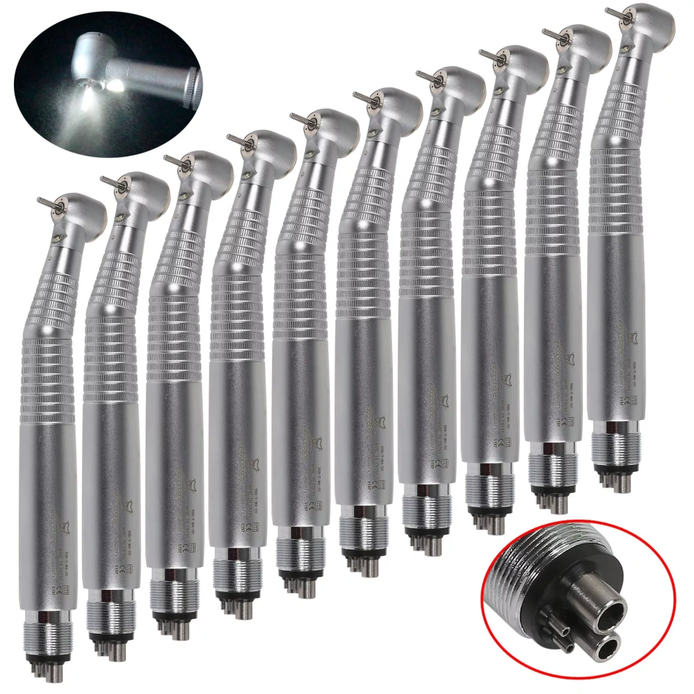 E-generator Dental LED Fiber Optic High Speed Handpiece 2 Hole/4 Holes large head