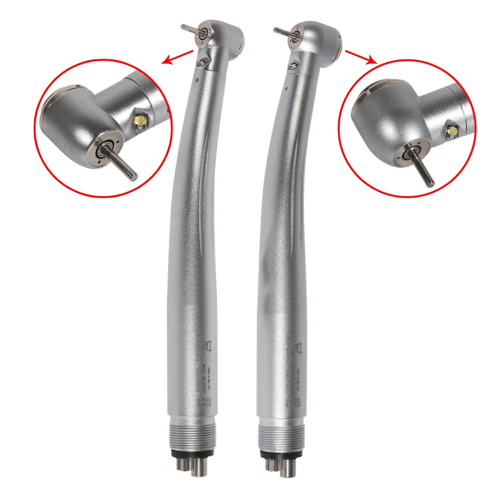 Dental LED Fiber Optic Turbine Handpiece Push button Triple Spray 6Hole Standard/Big Head