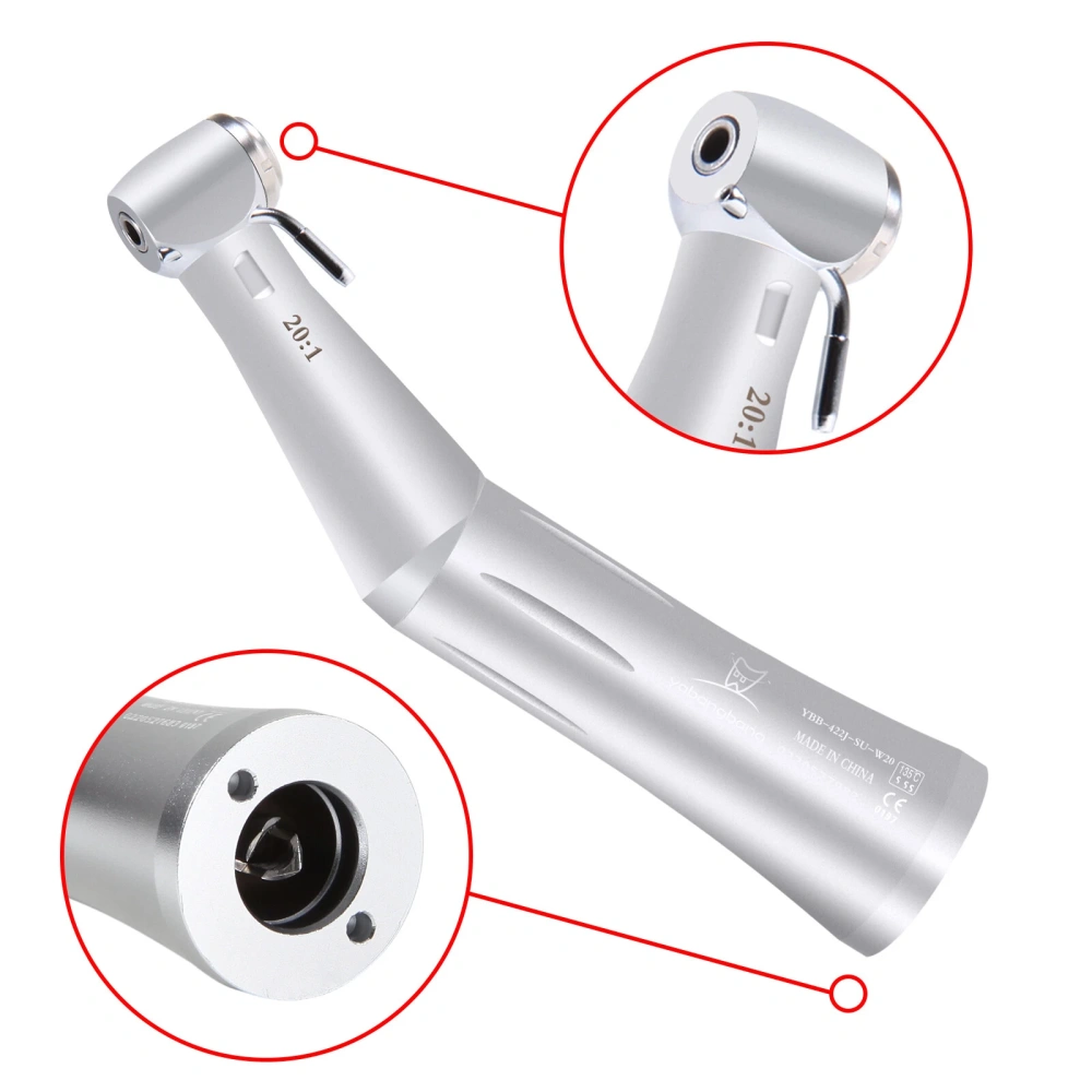 NSK Style Dental 20:1 Reduction Implant Fiber Optic Contra Angle Handpiece NY