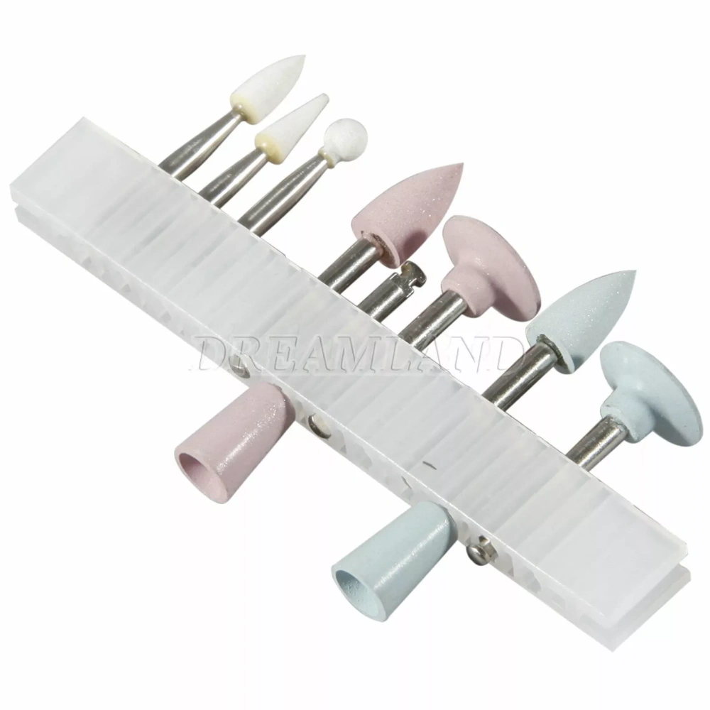 Dental RA/HP 2.35 Burs Porcelain/Composite Polishing Kit fit Low Speed Contra angle Handpiece/straight handpiece