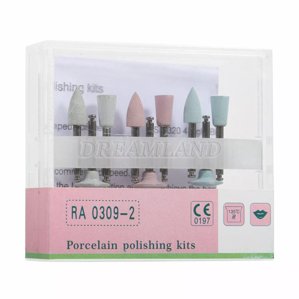 Dental RA/HP 2.35 Burs Porcelain/Composite Polishing Kit fit Low Speed Contra angle Handpiece/straight handpiece