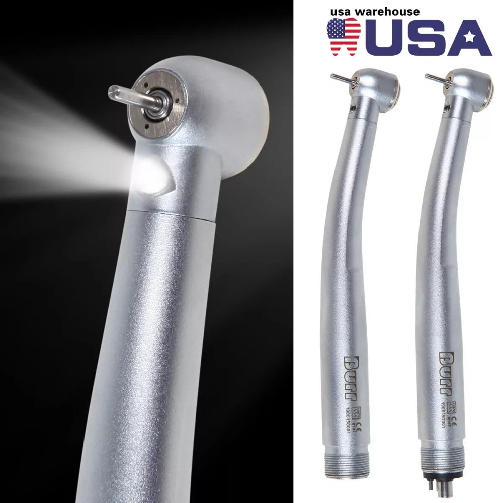 NSK Style Dental Fiber Optic LED E-generator high speed handpiece 4 HOLE/2HOLE BURR