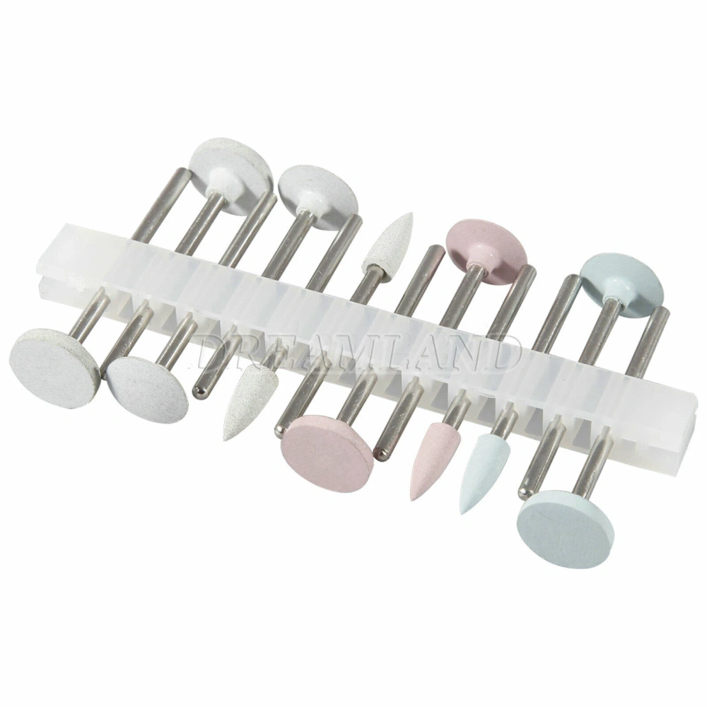 Dental RA/HP 2.35 Burs Porcelain/Composite Polishing Kit fit Low Speed Contra angle Handpiece/straight handpiece