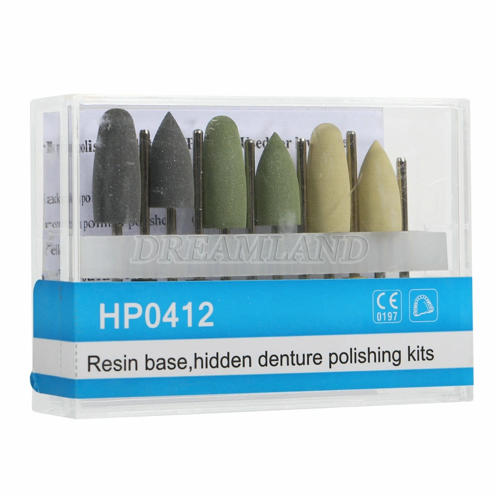 Dental RA/HP 2.35 Burs Porcelain/Composite Polishing Kit fit Low Speed Contra angle Handpiece/straight handpiece