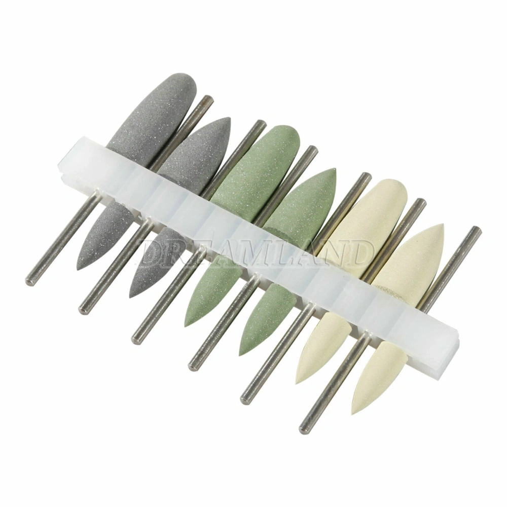 Dental RA/HP 2.35 Burs Porcelain/Composite Polishing Kit fit Low Speed Contra angle Handpiece/straight handpiece