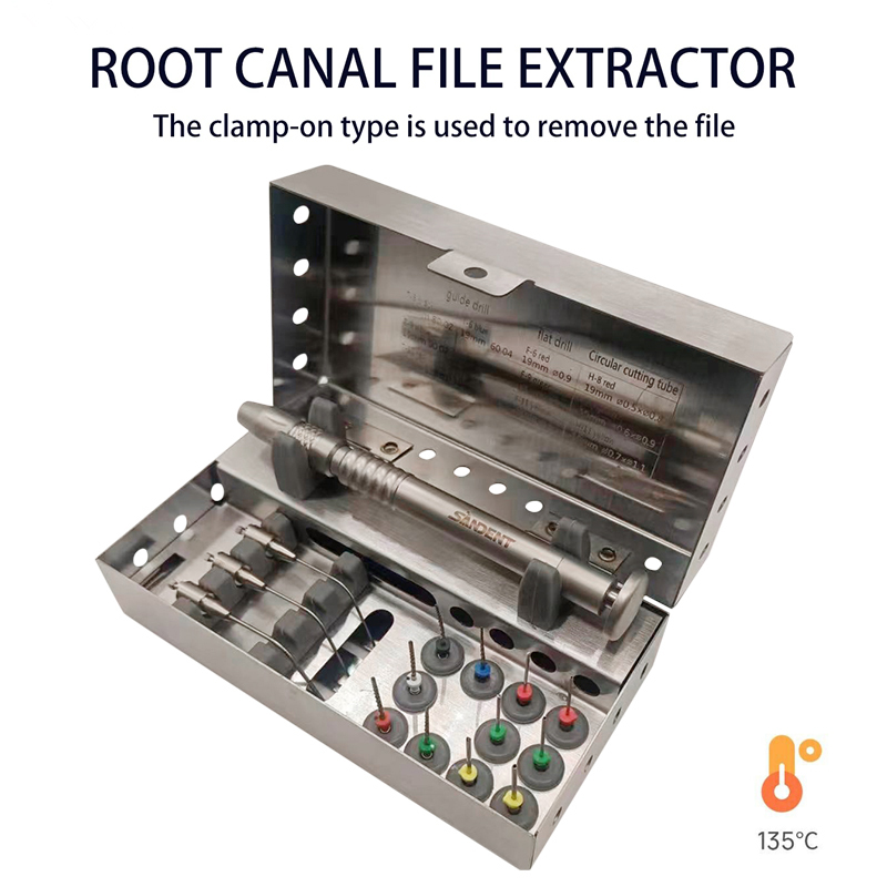 Dental Broken File Extractor Endodontic File Removal System Kits Endo Root Canal