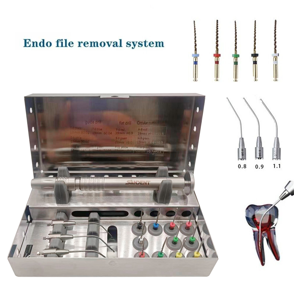 Dental Broken File Extractor Endodontic File Removal System Kits Endo Root Canal