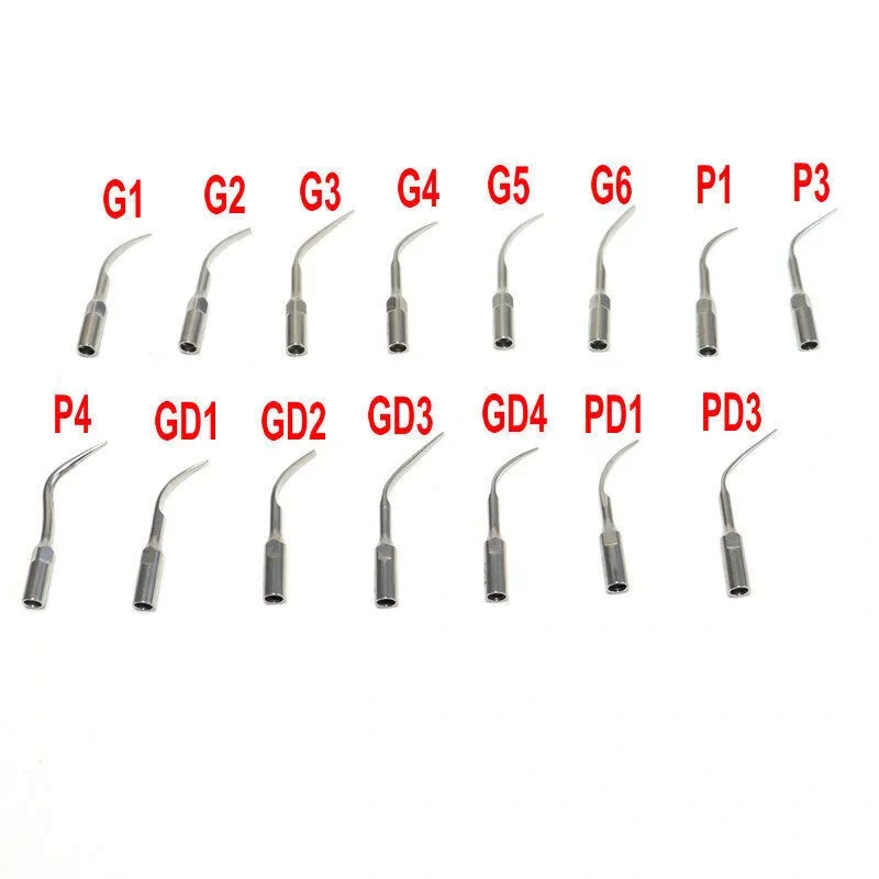 Dental Ultrasonic Piezo Scaler Tips (Scaling+ Endo+Perio) fit EMS WOODPECKER /DTE SATELEC