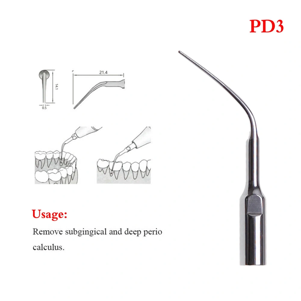 Dental Ultrasonic Piezo Scaler Tips (Scaling+ Endo+Perio) fit EMS WOODPECKER /DTE SATELEC