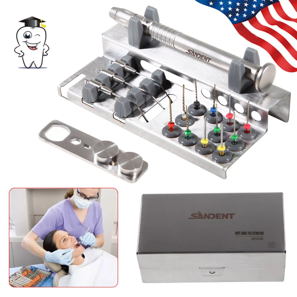 Dental Broken File Extractor Endodontic File Removal System Kits Endo Root Canal