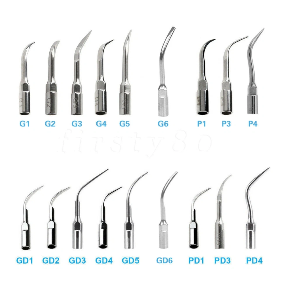 Dental Ultrasonic Piezo Scaler Tips (Scaling+ Endo+Perio) fit EMS WOODPECKER /DTE SATELEC