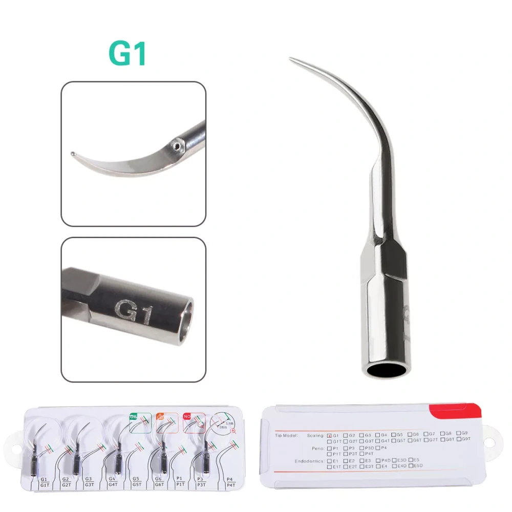 Dental Ultrasonic Piezo Scaler Tips (Scaling+ Endo+Perio) fit EMS WOODPECKER /DTE SATELEC