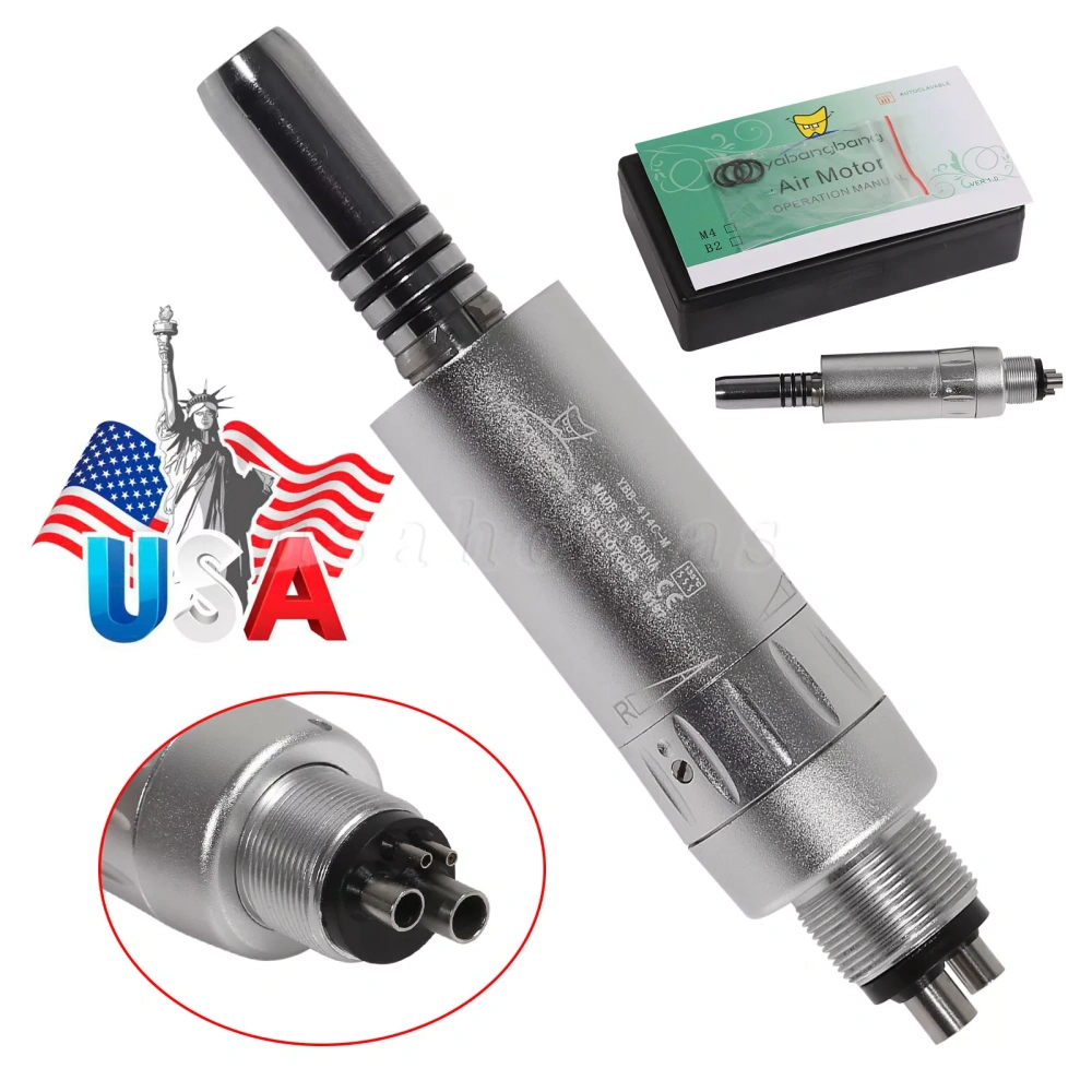 Dental Slow Speed Handpiece Inner Water Contra Angle/ Straight/ Air Motor 4-Hole