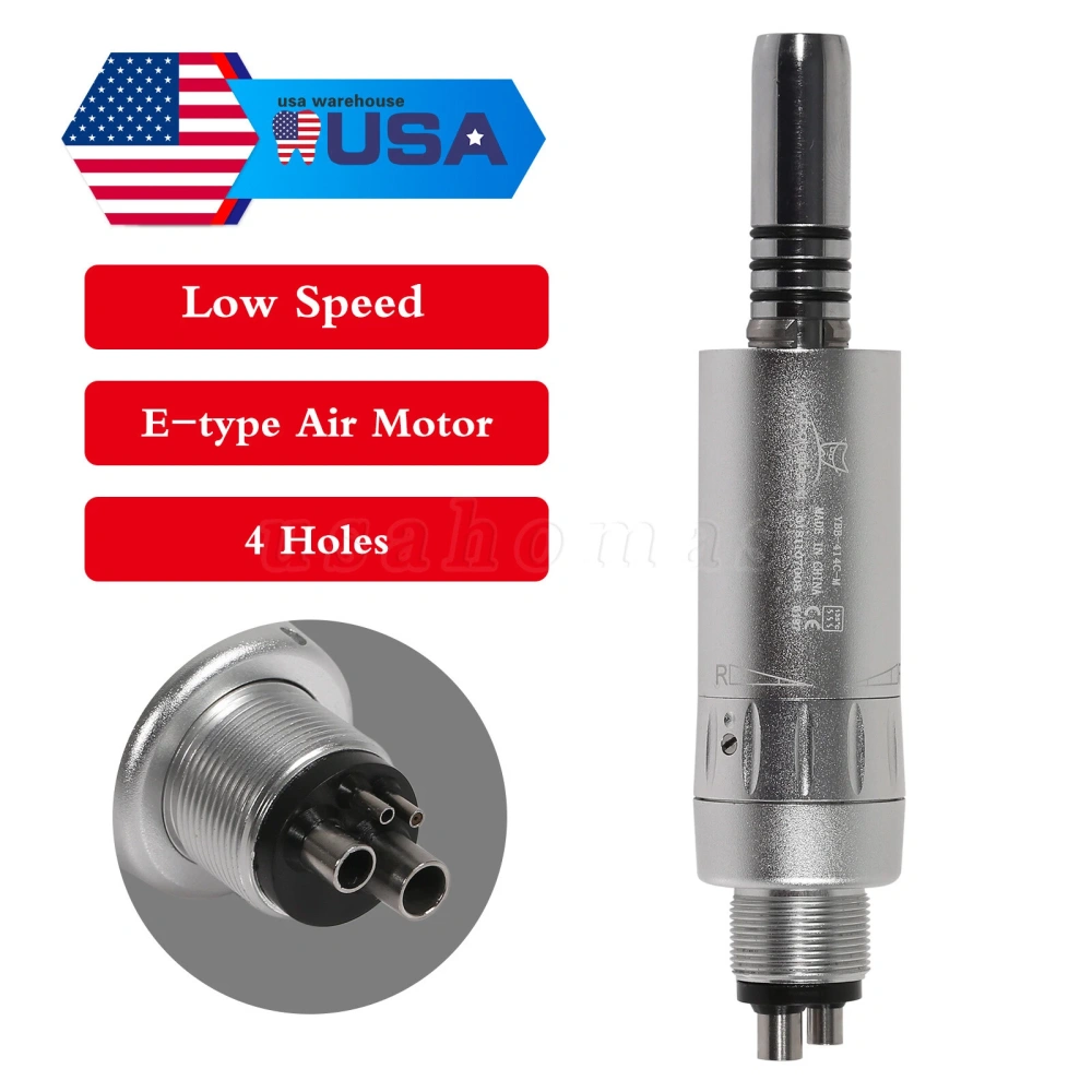 Dental Slow Speed Handpiece Inner Water Contra Angle/ Straight/ Air Motor 4-Hole