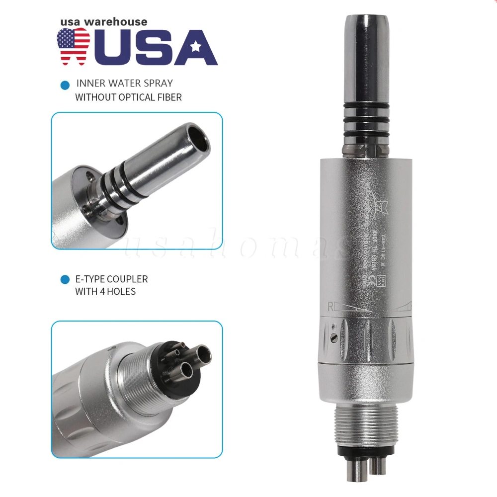 Dental Slow Speed Handpiece Inner Water Contra Angle/ Straight/ Air Motor 4-Hole