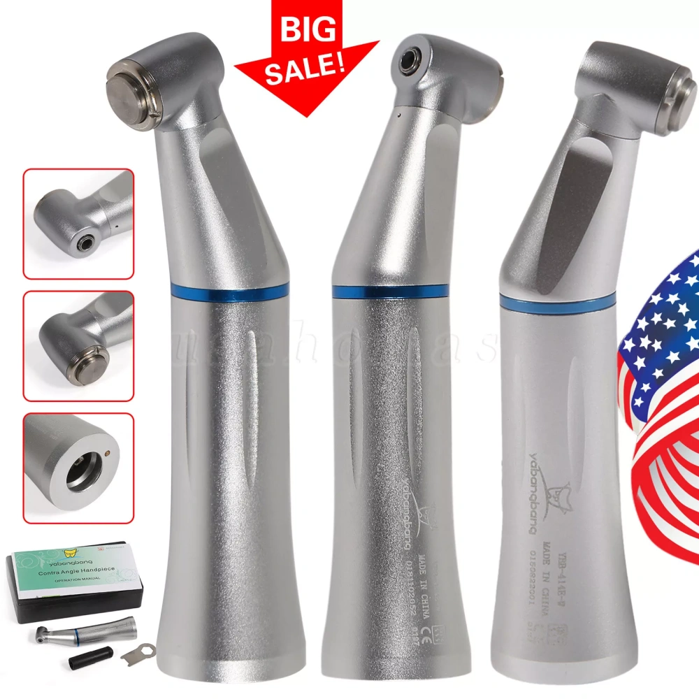 Dental Slow Speed Handpiece Inner Water Contra Angle/ Straight/ Air Motor 4-Hole