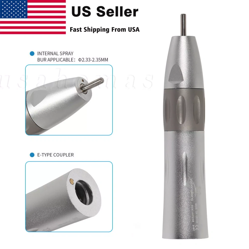 Dental Slow Speed Handpiece Inner Water Contra Angle/ Straight/ Air Motor 4-Hole