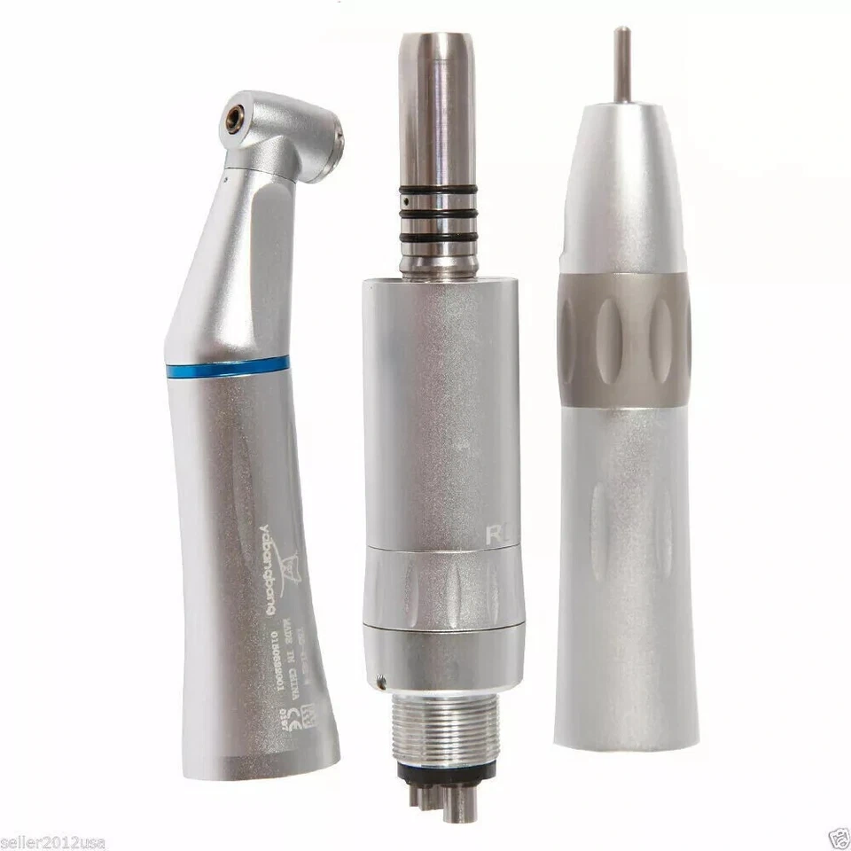 Dental Slow Speed Handpiece Inner Water Contra Angle/ Straight/ Air Motor 4-Hole
