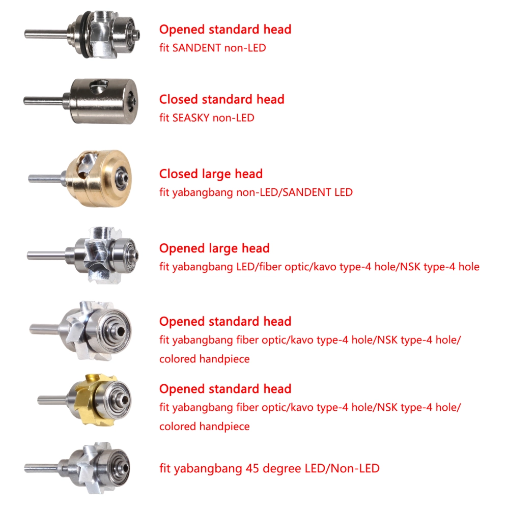 dental-turbine-cartridge-rotor-standard-large-head-closed-opened-type